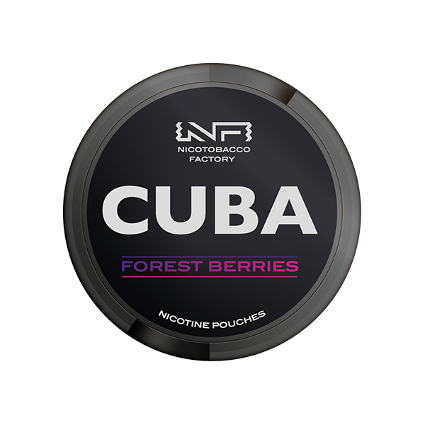 43mg CUBA Black Nicotine Pouches - 25 Pouches - www.justgovape.co.uk