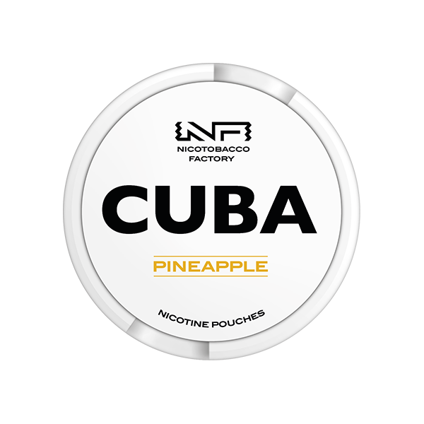 16mg CUBA White Nicotine Pouches - 25 Pouches - www.justgovape.co.uk