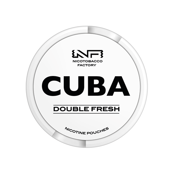 16mg CUBA White Nicotine Pouches - 25 Pouches - www.justgovape.co.uk