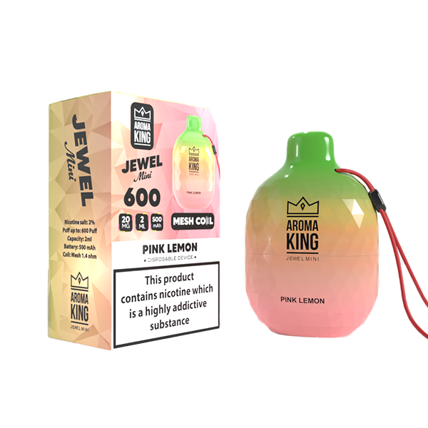 0mg Aroma King Jewel Mini Disposable Vape Device 600 Puffs - www.justgovape.co.uk