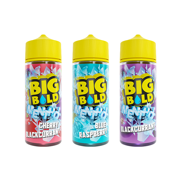 0mg Big Bold Menthol Series 100ml E-liquid (70VG/30PG) - www.justgovape.co.uk