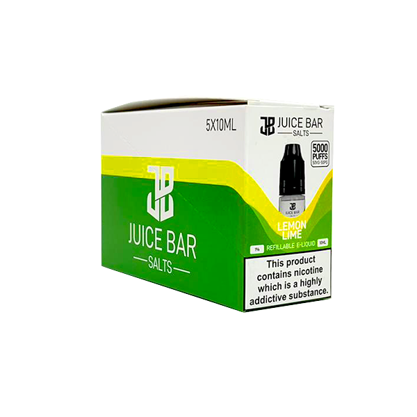 10mg Juice Bar Salts 10ml Nic Salts - Pack Of 5 (50VG/50PG) - www.justgovape.co.uk