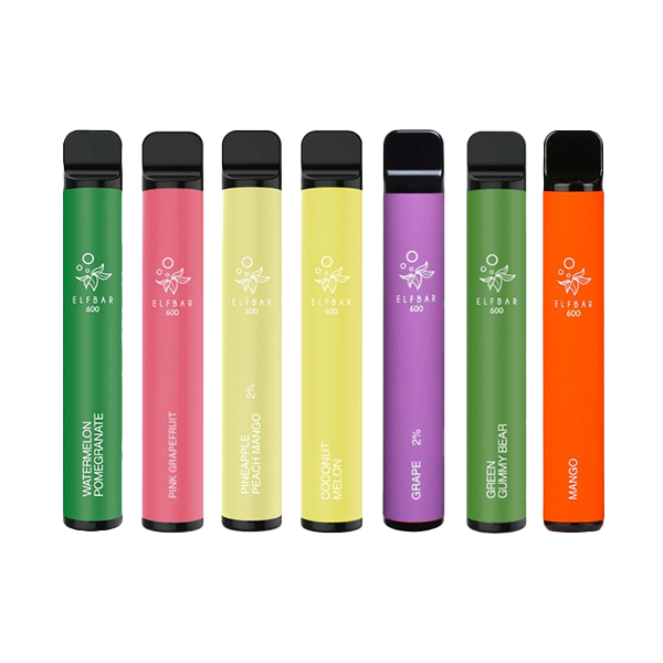 Short Dated :: 20mg ELF Bar Disposable Vape 600 Puffs - www.justgovape.co.uk