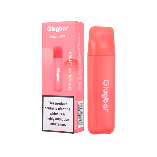 20mg Glugbar Ismod600 Disposable Vape Device 600 Puffs - www.justgovape.co.uk