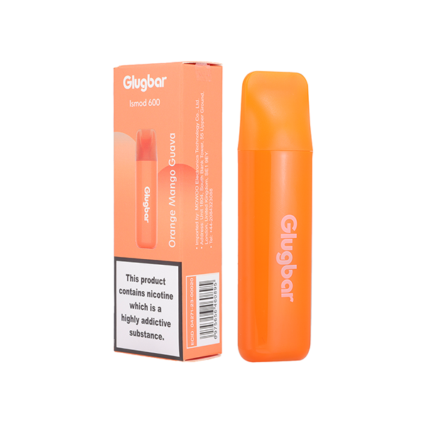 20mg Glugbar Ismod600 Disposable Vape Device 600 Puffs - www.justgovape.co.uk