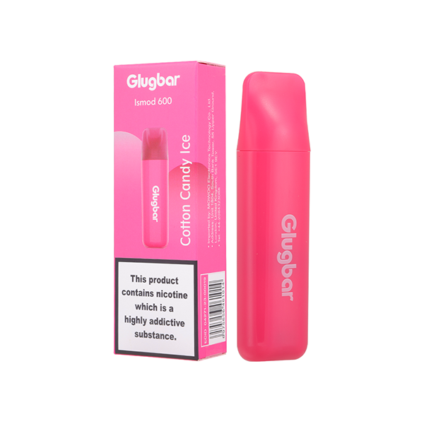 20mg Glugbar Ismod600 Disposable Vape Device 600 Puffs - www.justgovape.co.uk