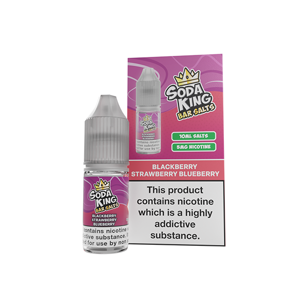 5mg Soda King Bar SALTS Nic Salts 10ml - (50VG/50PG) - www.justgovape.co.uk