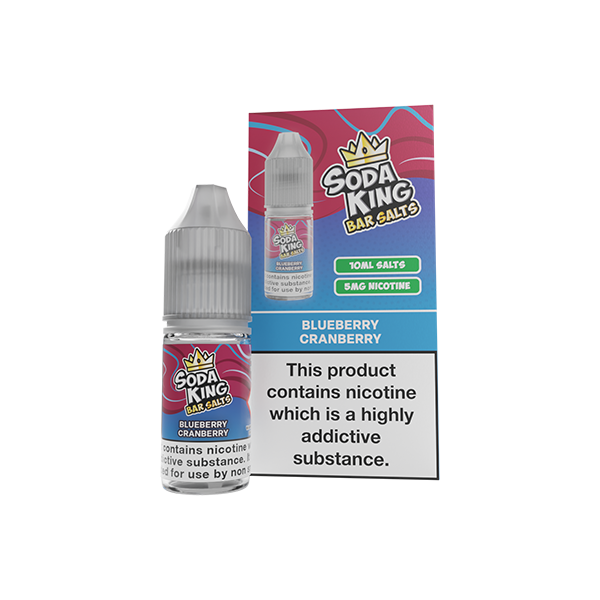 5mg Soda King Bar SALTS Nic Salts 10ml - (50VG/50PG) - www.justgovape.co.uk