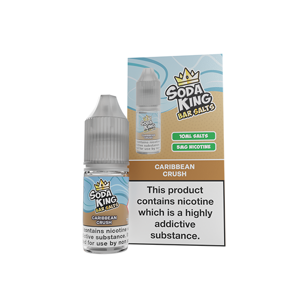 5mg Soda King Bar SALTS Nic Salts 10ml - (50VG/50PG) - www.justgovape.co.uk