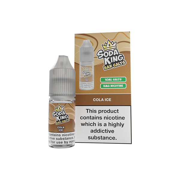 5mg Soda King Bar SALTS Nic Salts 10ml - (50VG/50PG) - www.justgovape.co.uk