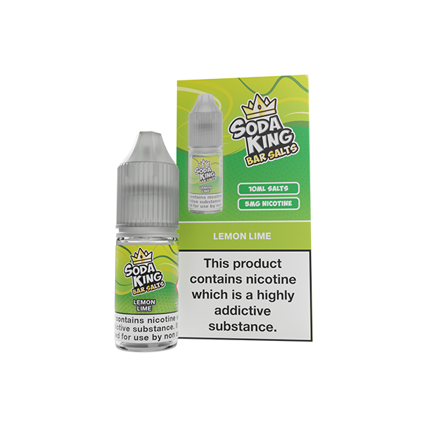 5mg Soda King Bar SALTS Nic Salts 10ml - (50VG/50PG) - www.justgovape.co.uk