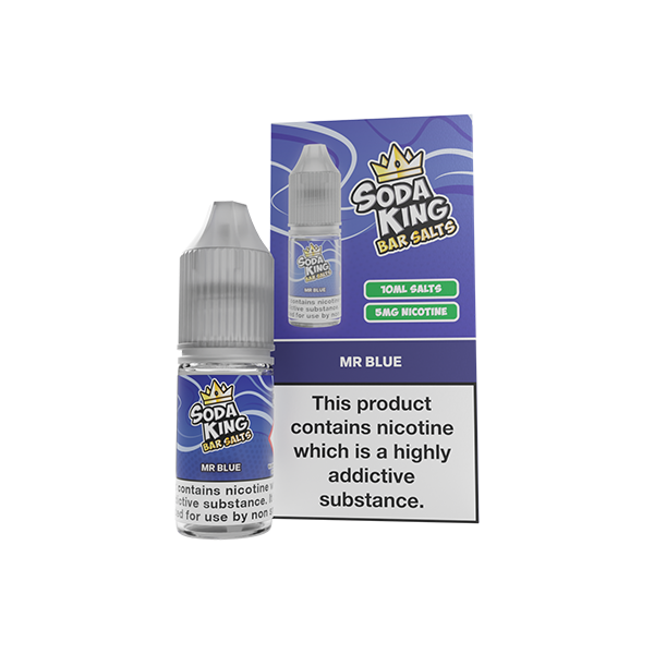 5mg Soda King Bar SALTS Nic Salts 10ml - (50VG/50PG) - www.justgovape.co.uk