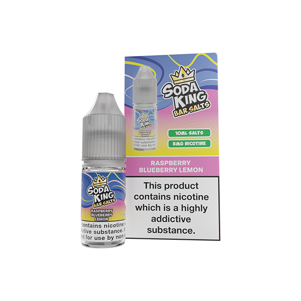 5mg Soda King Bar SALTS Nic Salts 10ml - (50VG/50PG) - www.justgovape.co.uk