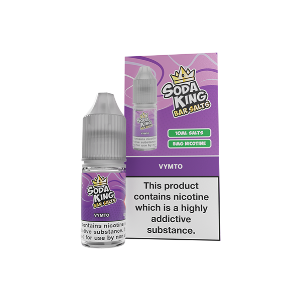 5mg Soda King Bar SALTS Nic Salts 10ml - (50VG/50PG) - www.justgovape.co.uk