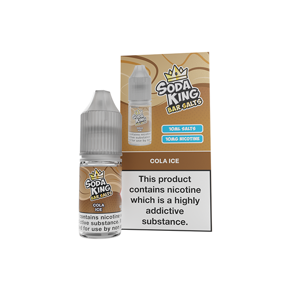 10mg Soda King Bar SALTS Nic Salts 10ml - (50VG/50PG) - www.justgovape.co.uk