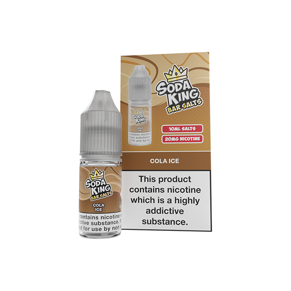 20mg Soda King Bar SALTS Nic Salts 10ml - (50VG/50PG) - www.justgovape.co.uk