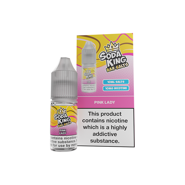 10mg Soda King Bar SALTS Nic Salts 10ml - (50VG/50PG) - www.justgovape.co.uk