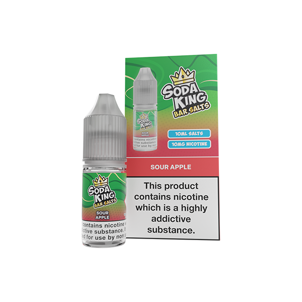 10mg Soda King Bar SALTS Nic Salts 10ml - (50VG/50PG) - www.justgovape.co.uk