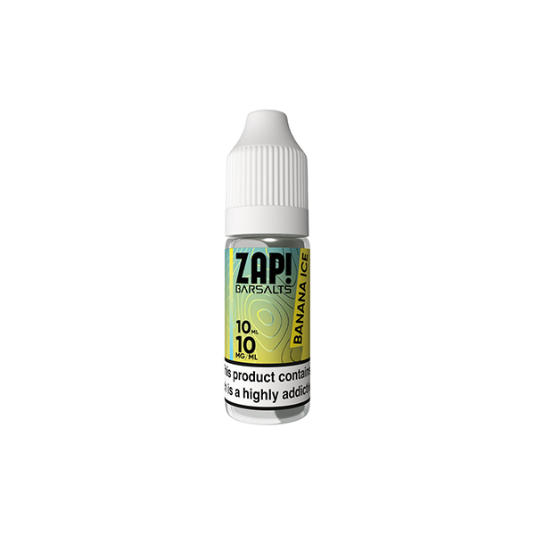 10mg ZAP! Bar Salts Nic Salt 10ml (50VG/50PG) - www.justgovape.co.uk