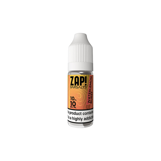 10mg ZAP! Bar Salts Nic Salt 10ml (50VG/50PG) - www.justgovape.co.uk