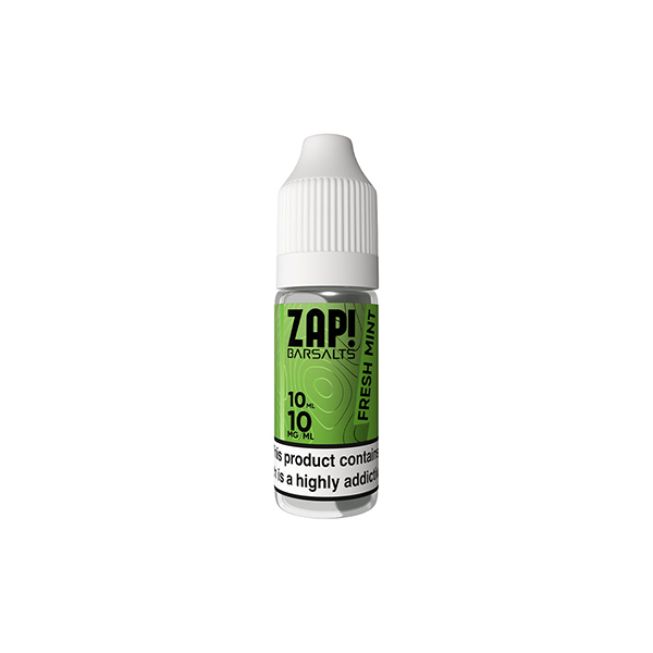 10mg ZAP! Bar Salts Nic Salt 10ml (50VG/50PG) - www.justgovape.co.uk