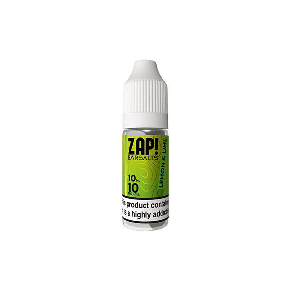 10mg ZAP! Bar Salts Nic Salt 10ml (50VG/50PG) - www.justgovape.co.uk