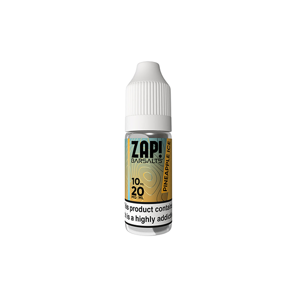 20mg ZAP! Bar Salts Nic Salt 10ml (50VG/50PG) - www.justgovape.co.uk