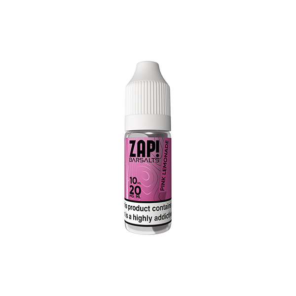 20mg ZAP! Bar Salts Nic Salt 10ml (50VG/50PG) - www.justgovape.co.uk