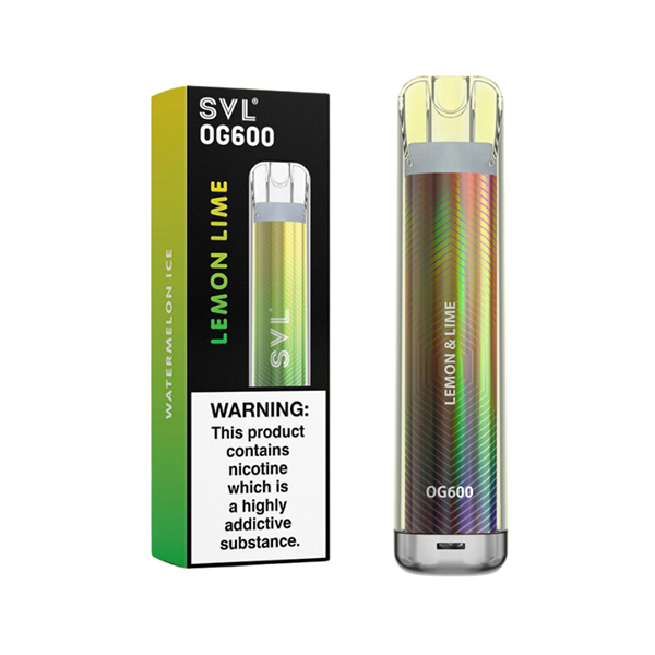 20mg SVL OG600 Disposable Vape 600 Puffs - www.justgovape.co.uk