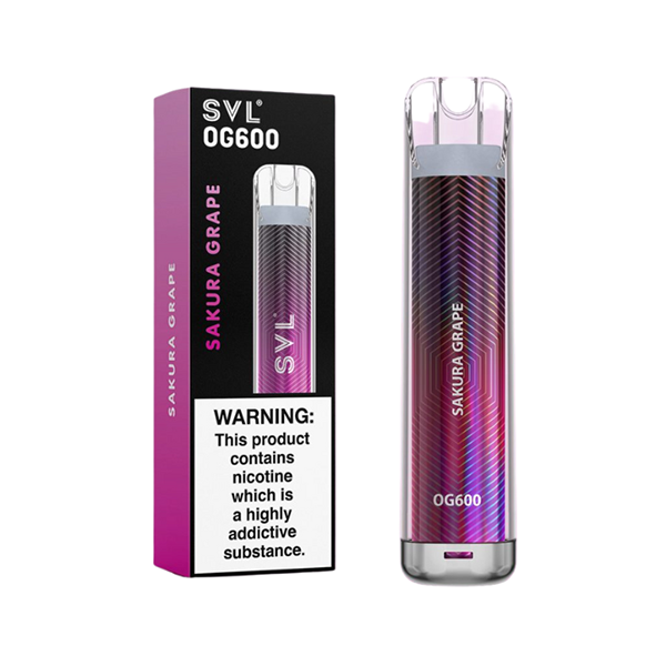 20mg SVL OG600 Disposable Vape 600 Puffs - www.justgovape.co.uk