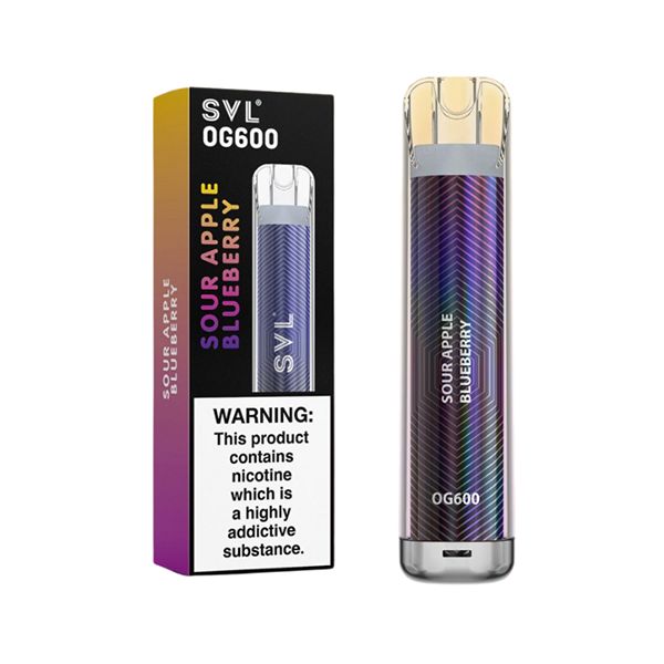 20mg SVL OG600 Disposable Vape 600 Puffs - www.justgovape.co.uk