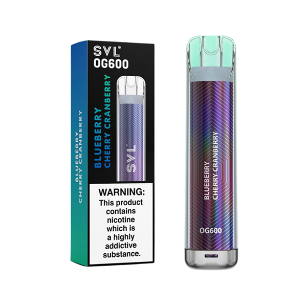 20mg SVL OG600 Disposable Vape 600 Puffs - www.justgovape.co.uk