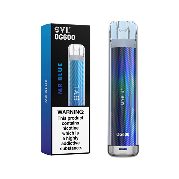 20mg SVL OG600 Disposable Vape 600 Puffs - www.justgovape.co.uk