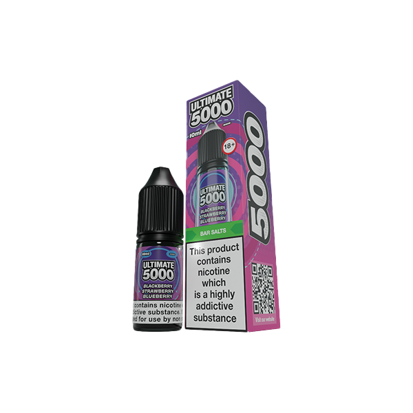 5mg Ultimate 5000 10ml Nic Salt (50VG/50PG) - www.justgovape.co.uk