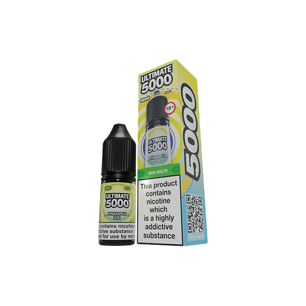 5mg Ultimate 5000 10ml Nic Salt (50VG/50PG) - www.justgovape.co.uk