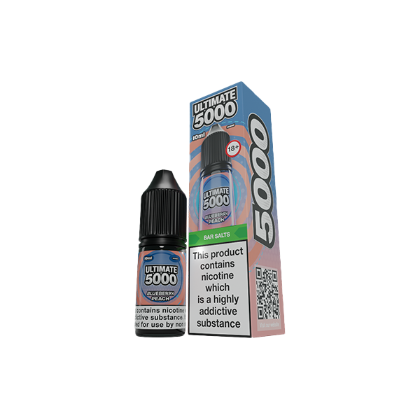 5mg Ultimate 5000 10ml Nic Salt (50VG/50PG) - www.justgovape.co.uk