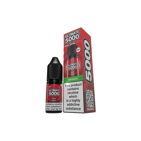 5mg Ultimate 5000 10ml Nic Salt (50VG/50PG) - www.justgovape.co.uk