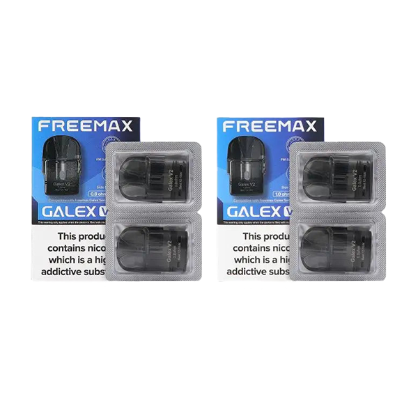 Freemax Galex V2 Replacement Pods 2 Per Pack (0.6Ohm, 0.8Ohm, 1.0Ohm) - www.justgovape.co.uk