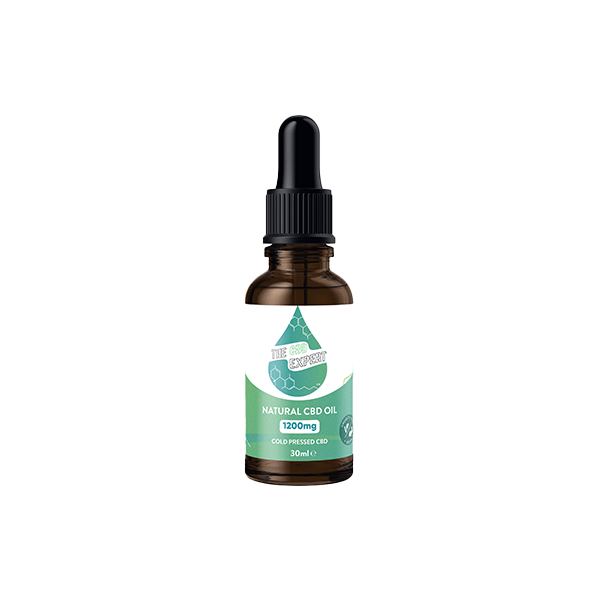 The CBD Expert 1200mg Cold Pressed CBD Oil 30ml - www.justgovape.co.uk