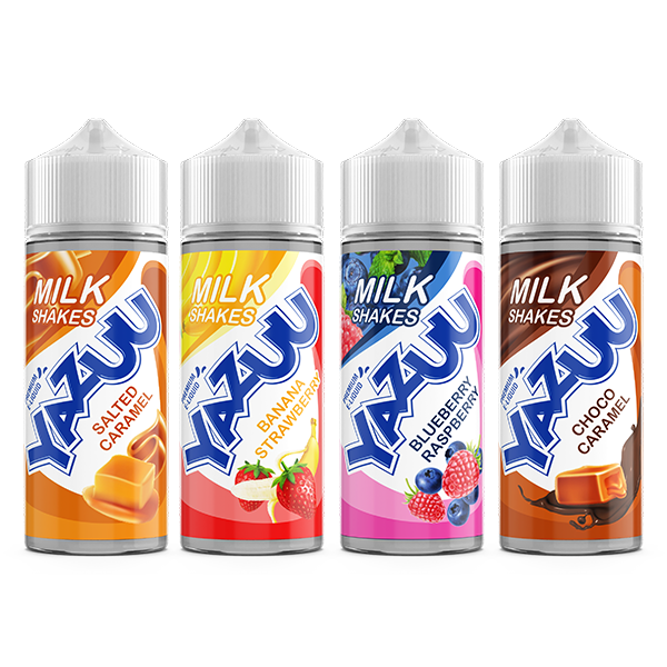 0mg Yazuu Milk Shakes 100ml Shortfill (70VG/30PG) - www.justgovape.co.uk