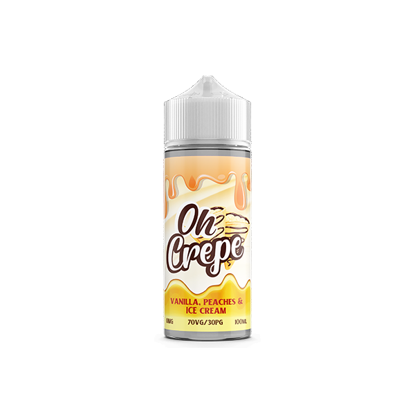 0mg Oh Crepe 100ml Shortfill (70VG/30PG) - www.justgovape.co.uk