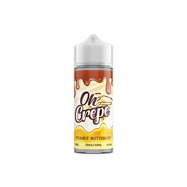 0mg Oh Crepe 100ml Shortfill (70VG/30PG) - www.justgovape.co.uk