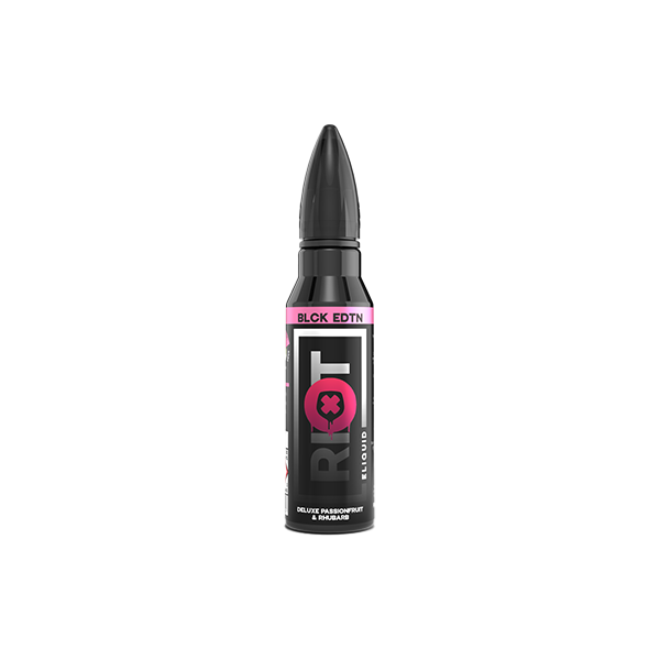 0mg Riot Squad Black Edition V2 2x 50ml Shortfill (70VG/30PG) - www.justgovape.co.uk