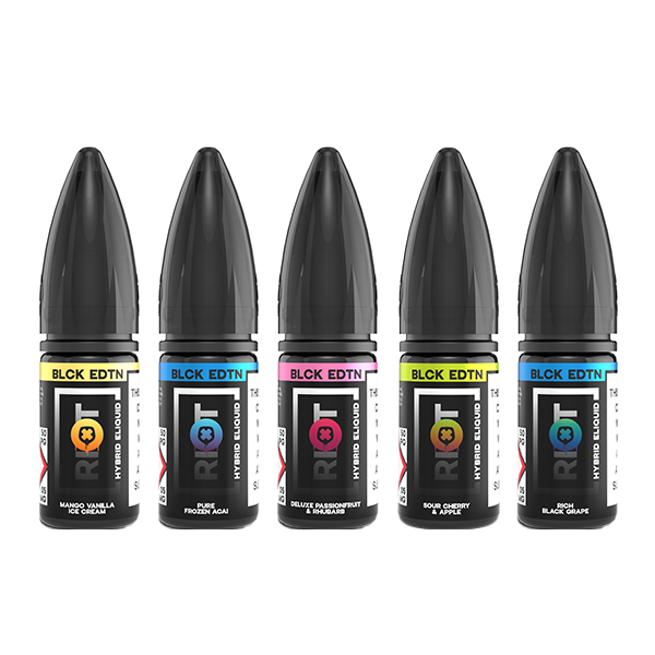 5mg Riot Squad Black Edition V2 Nic Salts 10ml (50VG/50PG) - www.justgovape.co.uk