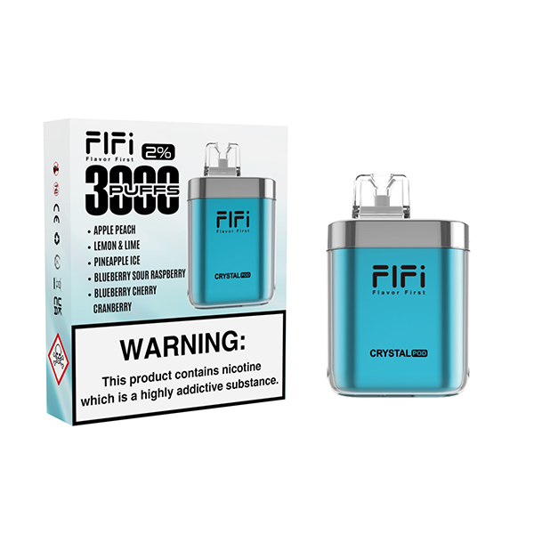 FLFI Crystal 5 in 1 Pod Kit 3000 Puffs - www.justgovape.co.uk