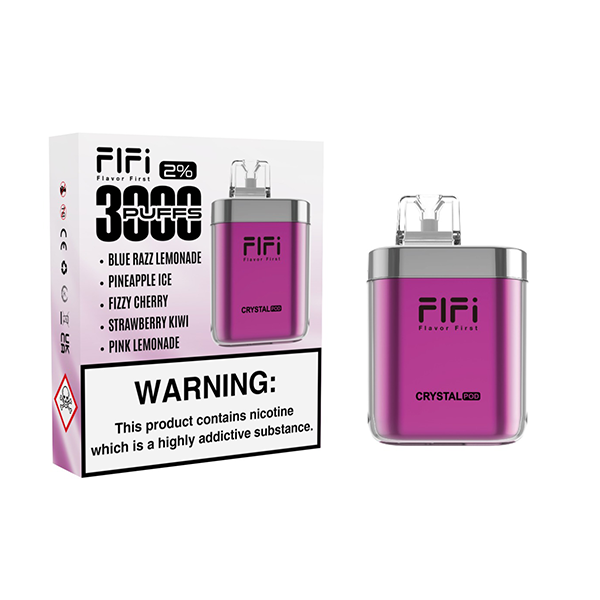 FLFI Crystal 5 in 1 Pod Kit 3000 Puffs - www.justgovape.co.uk