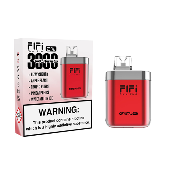 FLFI Crystal 5 in 1 Pod Kit 3000 Puffs - www.justgovape.co.uk