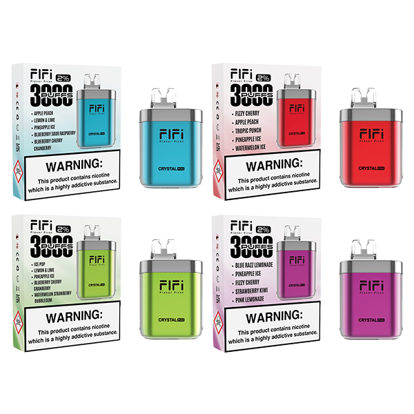 FLFI Crystal 5 in 1 Pod Kit 3000 Puffs - www.justgovape.co.uk