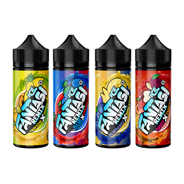 0mg Fantasi Ice Remix 100ml Shortfill E-Liquid (70VG/30PG) - www.justgovape.co.uk