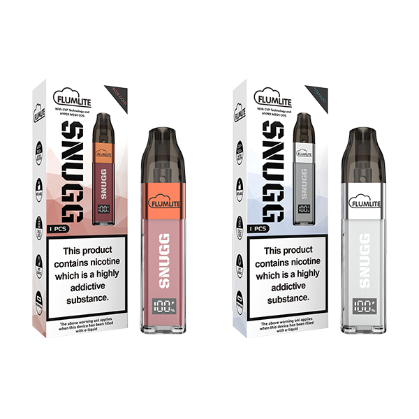 Flumlite Snugg Refillable Disposable Vape Device - 3000 puffs - www.justgovape.co.uk